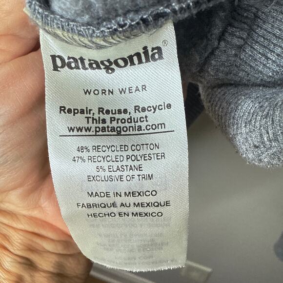 Patagonia‎ Fitz Roy Bear Uprisal Hoodie Sweatshirt Women's Size S Fleece Pocket - Picture 9 of 9